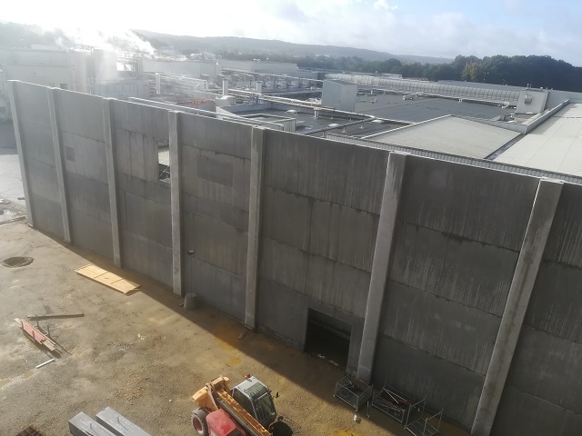 Mur prefabrique beton bretagne